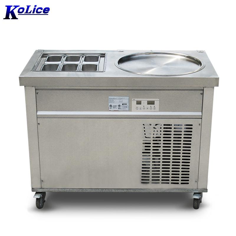 炒酸奶机商用单锅炒雪糕机炒奶果机器炒冰机可制造炒冰淇淋卷机