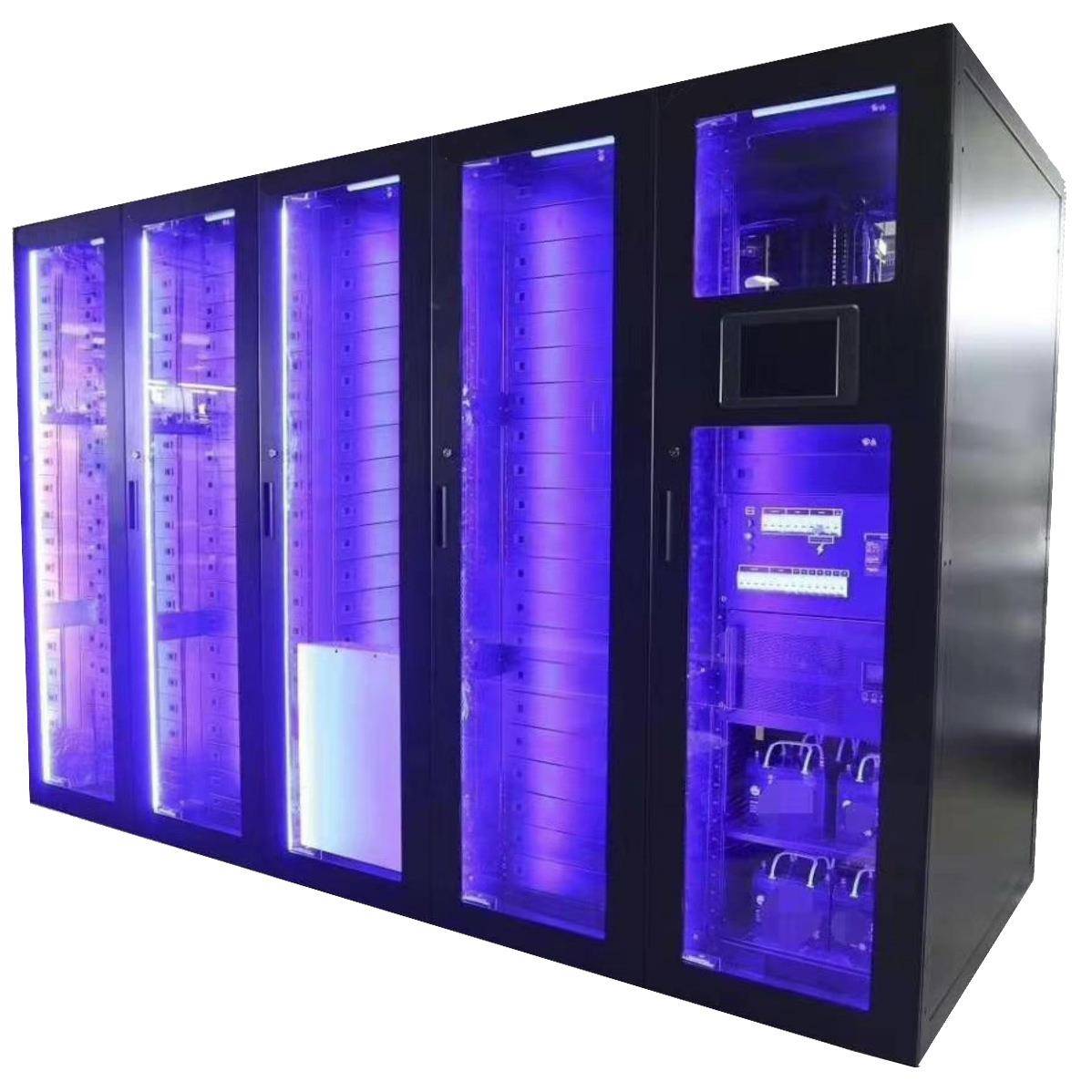 42u数据中心微模块一体化机柜标准双机柜10KVAUPS空调配电环控