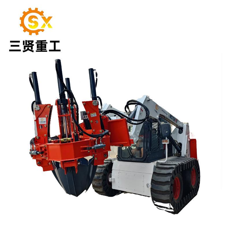 带土坨挖树机四瓣式移树机多功能起树机高效快速操作简单