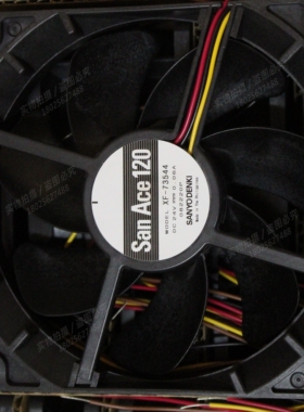 三洋SanACE120 24V0.06A 12025 9S1224M401 XF-73544静音散热风扇