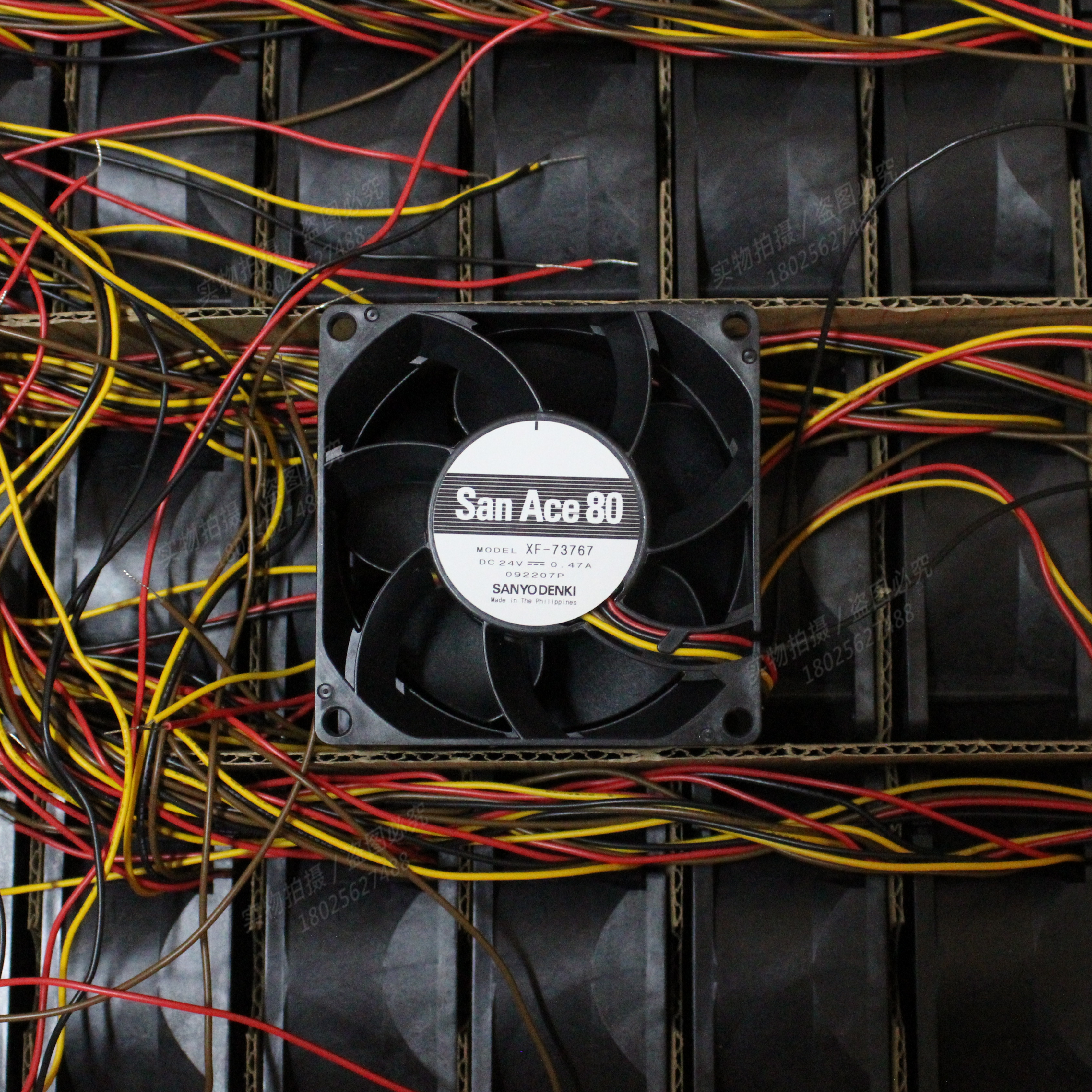 XF-73767全新三洋 9GA0824P1S651 8038 24V 0.47A 变频器散热风扇