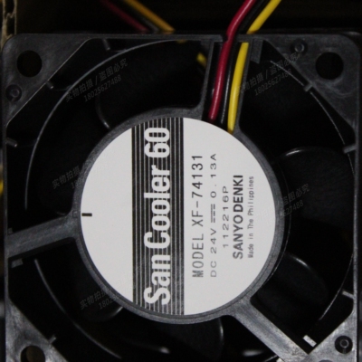 XF-74131三洋9A0624G401 24V 0.13A 6CM/厘米 6025工控变频器风扇