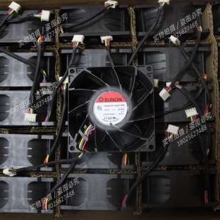 PF80381B1 24.0W Q24C 12V 大风量散热风扇8CM SD9 全新SUNON建准