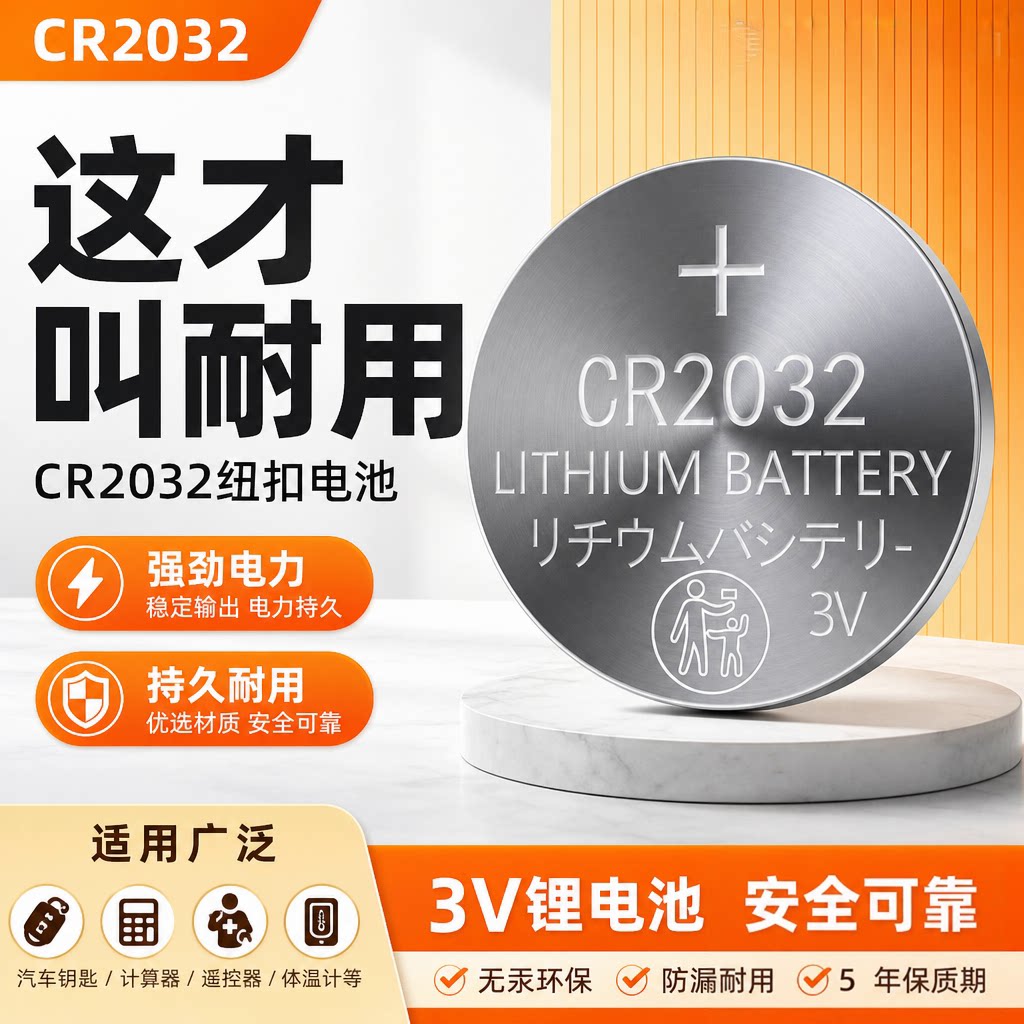 CR2032钮扣电池多品牌遥控钥匙