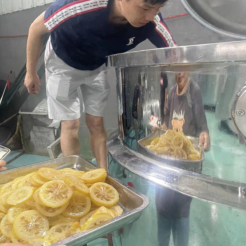柠檬片浸糖设备大型果脯蜜饯浸糖机组真空负压渗糖锅浸糖罐