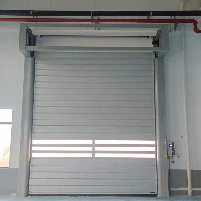 涡轮硬质快速门快速启闭、抗风保温、安全可靠厂家可安装