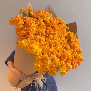 巨型超大多头玫瑰花束生日鲜花同城速递北京上海成都广州全国配送