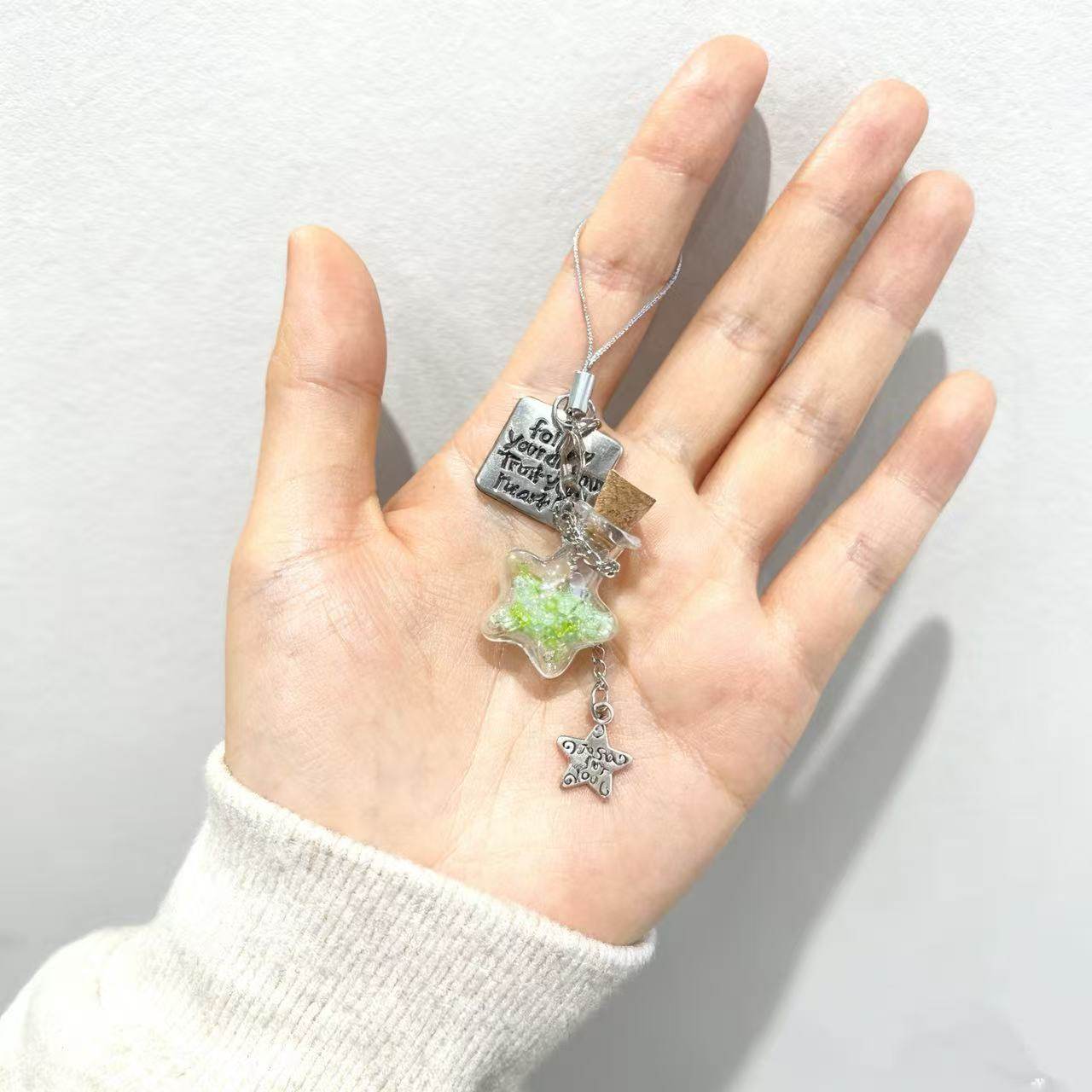 星星许愿瓶手机挂件ins手机链小众相机ccd串珠挂饰高颜值包包挂绳,节庆用品/礼品,钥匙链,淘宝优惠券,粉丝福利购,淘宝优惠卷