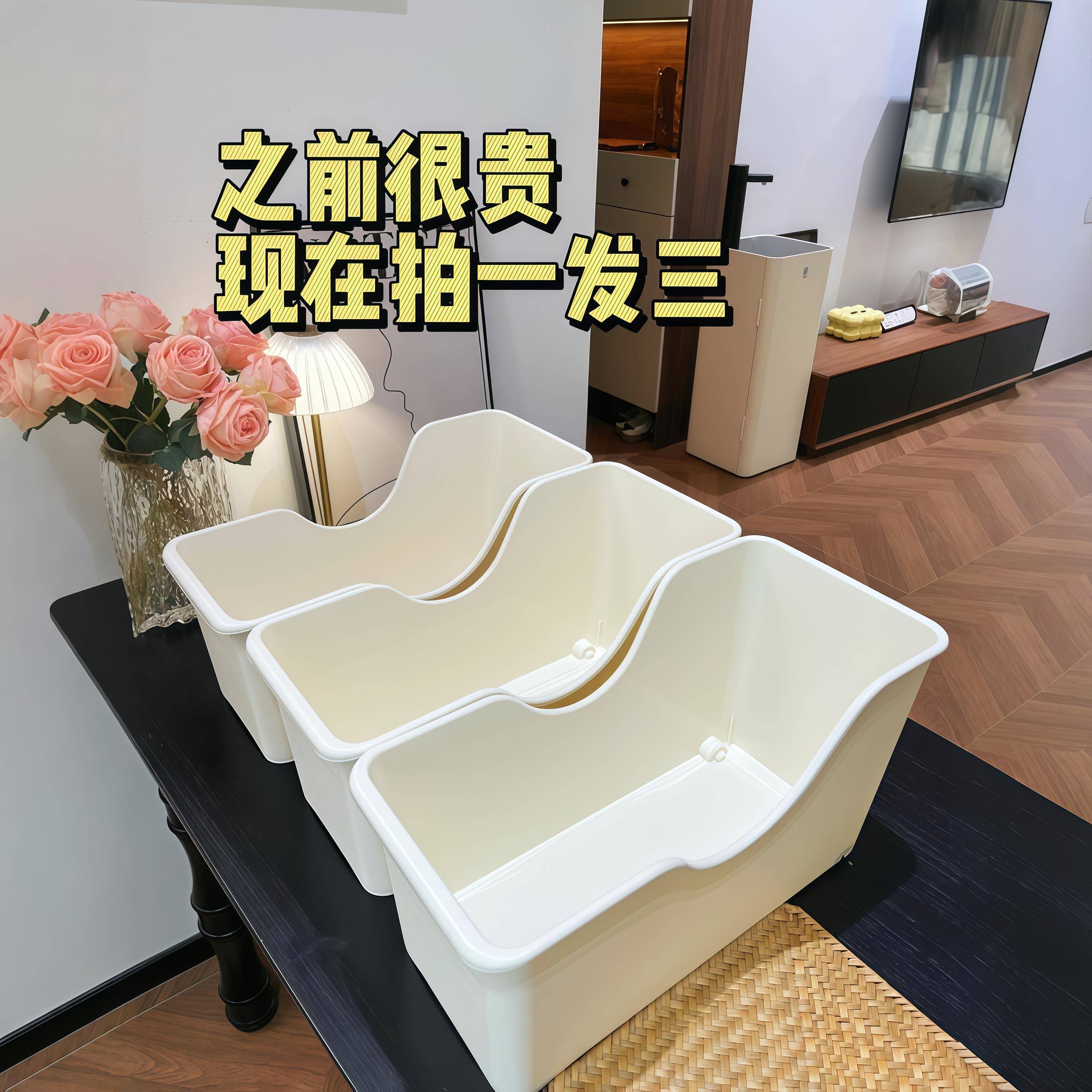 厨房锅具收纳盒带轮橱柜收纳架拉篮储物盒抽拉式锅盖下水槽置物架