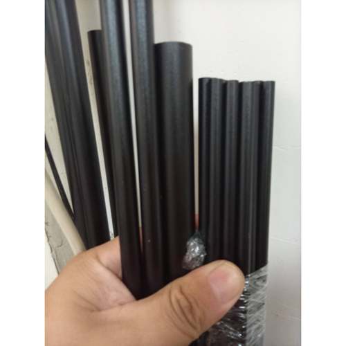 6063黑色铝管6061阳极氧化喷砂铝合金管可切割长度规格齐全