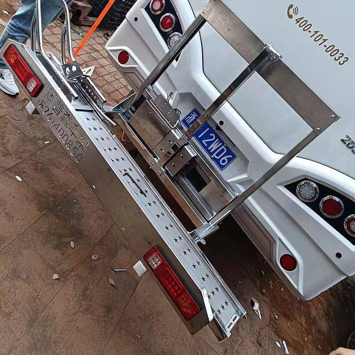 电动升降摩托车架房车不锈钢后挂拖车架摩托车背架自动升降车架