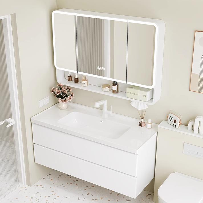 蜂窝铝陶瓷一体盆浴室柜组合防水洗手盆柜洗脸盆洗手台卫浴洗漱台