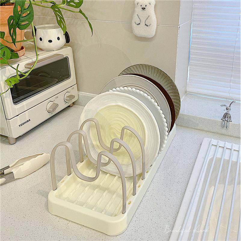 家用可拆卸置碗架多功能碗碟盘子餐具收纳层架厨房锅具收纳层架锅