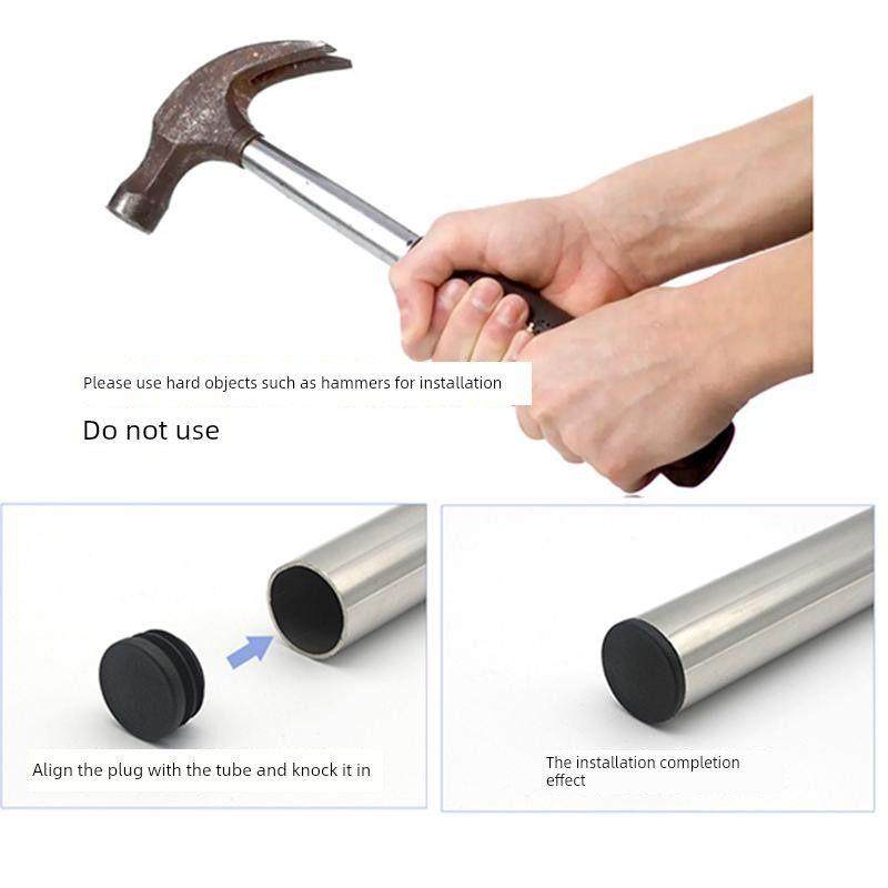 圆形内塞牛角椅塑料脚垫铁管椅子25mm堵头腿垫脚套凳子保护套耐磨,基础建材,家具脚垫,淘宝优惠券,粉丝福利购,淘宝优惠卷