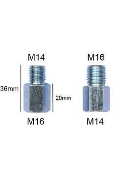 抛光机转换螺丝M14 转M10角磨机转换接头 抛光轮抛光盘转接头配件