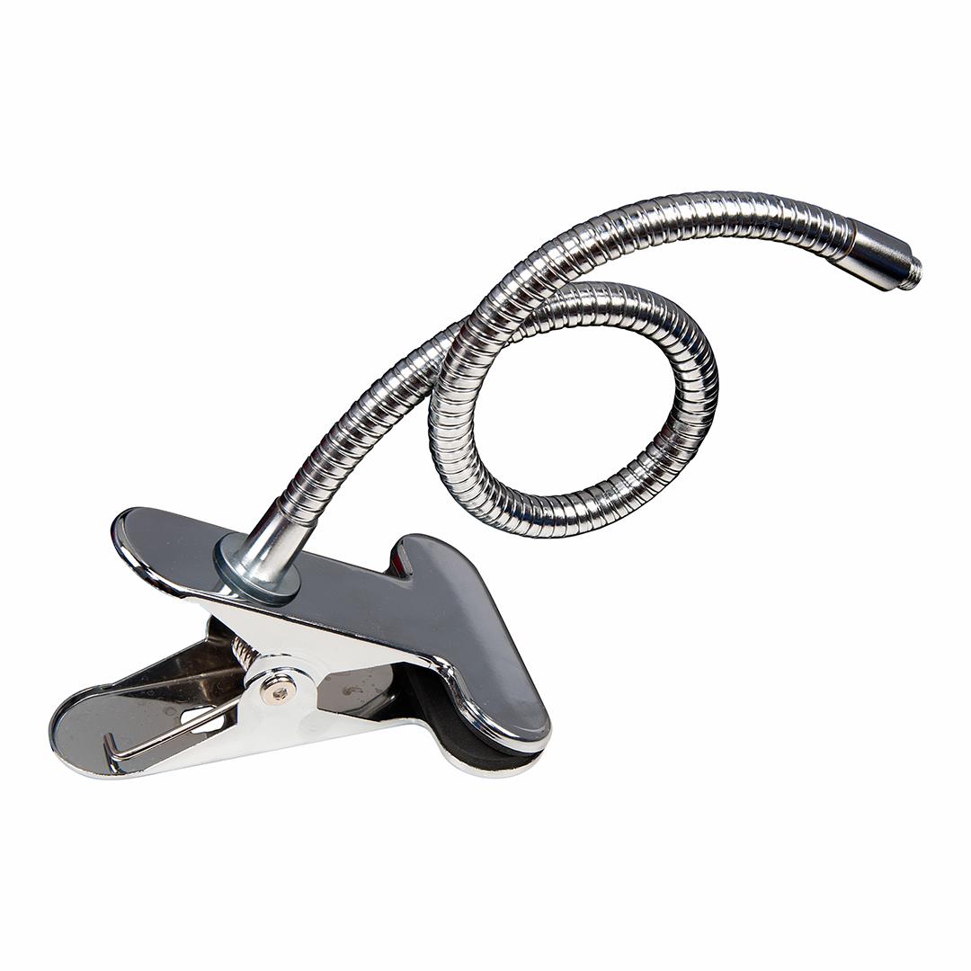 LED碘钨灯万向弯管夹子可360度旋转定向软管便携式台灯用支架配件