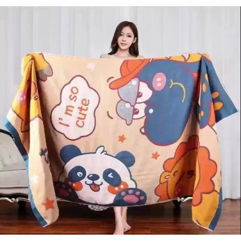 加大四层成人纯棉纱布大浴巾春夏款柔软不易掉毛吸水速干超大裹巾