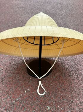 海南斗笠帽防水斗笠帽遮雨户外防晒男女通用四季可戴田园劳动大檐