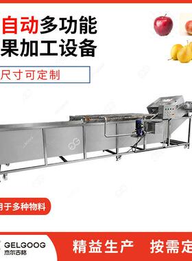 水蜜清TUQ洗洗设备 桃子连续清洗分桃选加生产线深工机械 桃子清