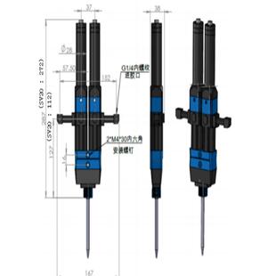 ARW-2S7双液5杆组阀阿尔文工 微量双螺组份螺杆计量阀 双份螺杆阀