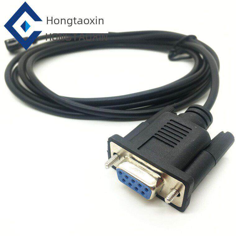 DB9孔转mini usb数据线 RS232母头转T口公头 mini5p转接线 串口线