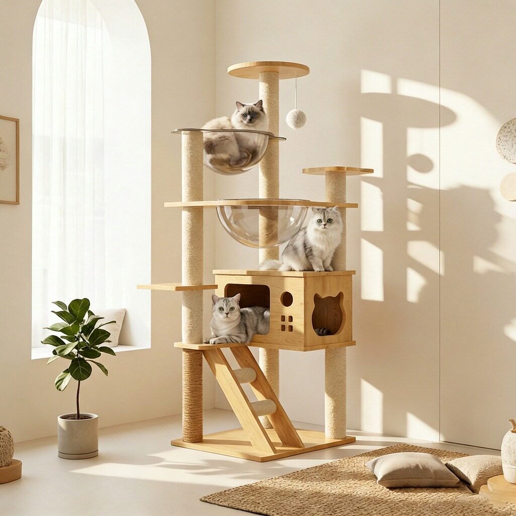 柒帅猫爬架猫窝一体9层豪华猫树券后126元