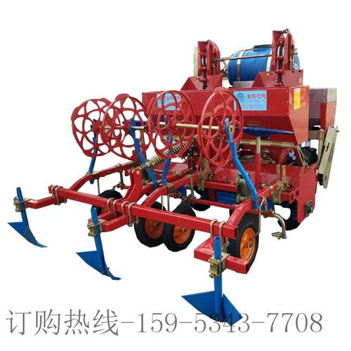 四轮拖拉机带土豆播种机土豆马铃薯种植机播种机械 单垄双行播种