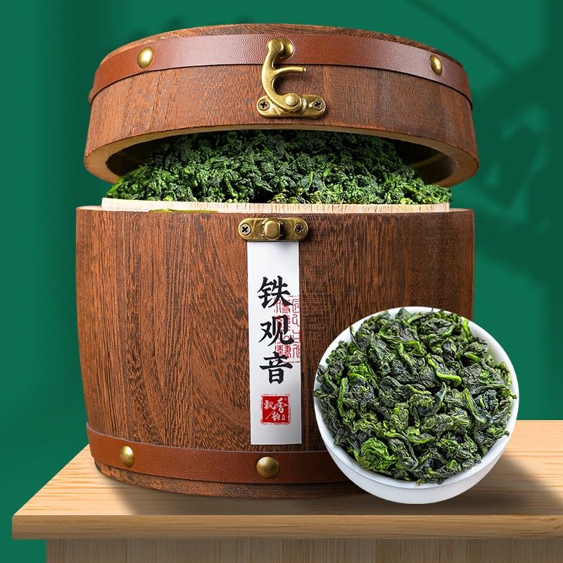 飘香韵铁观音特级清香型2026新茶叶春茶安溪乌龙茶木桶礼盒装500g