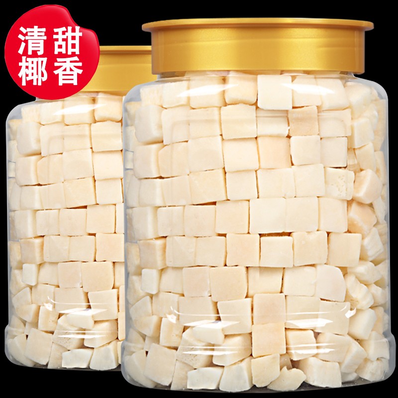大块厚切椰子脆块即食烤椰子肉干新鲜椰子角海南特产休闲零食