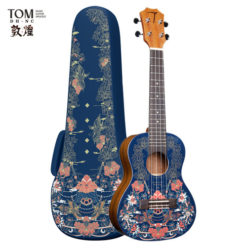 TOM 敦煌博物馆23寸尤克里里单板乌克丽丽初学者桃花心木 小吉他