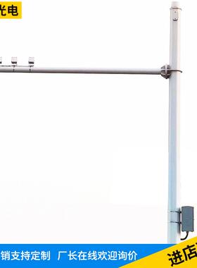 交通信号灯杆人行道L型单悬臂式红绿灯十字路口八角杆LED信号灯杆