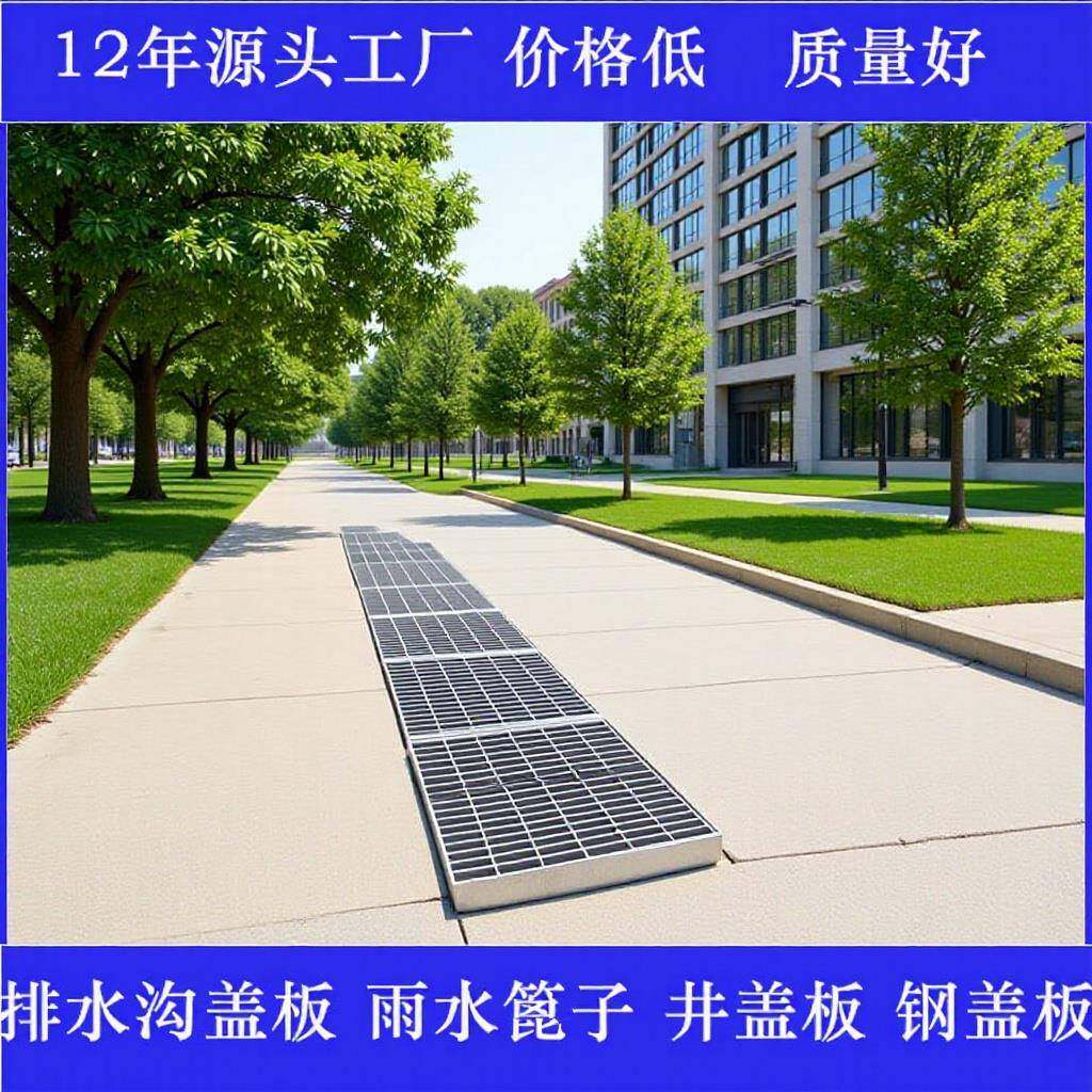 排水沟盖板井盖雨水箅子坑钢盖400mm宽钢筋插接楼梯踏步排水带盖,基础建材,井盖,淘宝优惠券,粉丝福利购,淘宝优惠卷