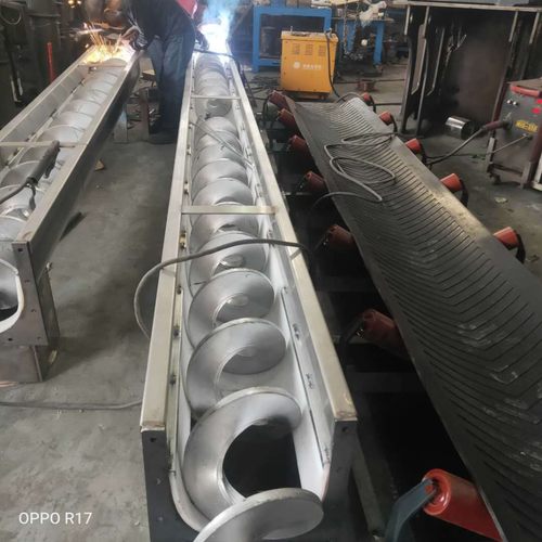 无轴加厚叶片输送机污泥上料机低噪音广东厂家生产蛟龙螺旋提升机