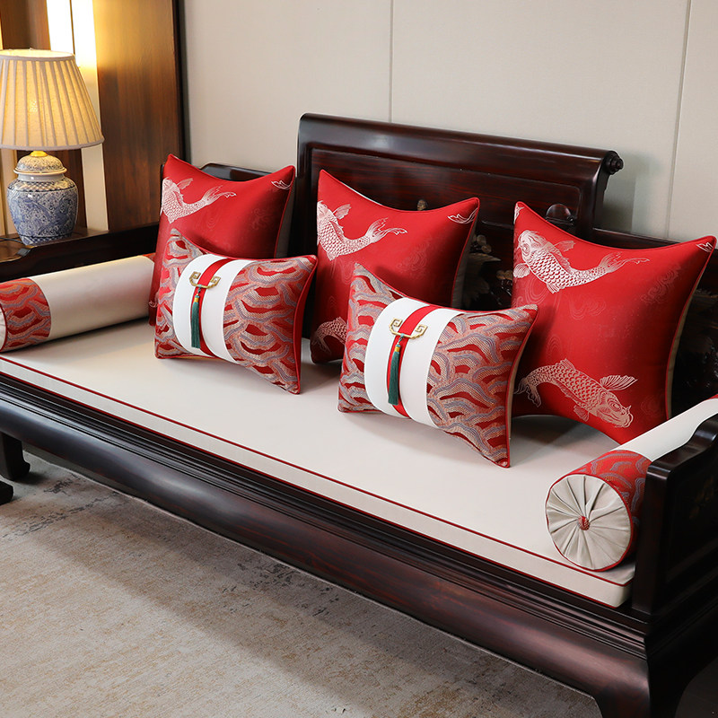 红木沙发坐垫定制实木沙发家俱垫子轻奢罗汉床垫椰棕坐垫四季通用
