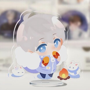 恋与深空立牌摆件Q版祁煜黎深沈星回秦彻夏以昼自制周边新款立牌