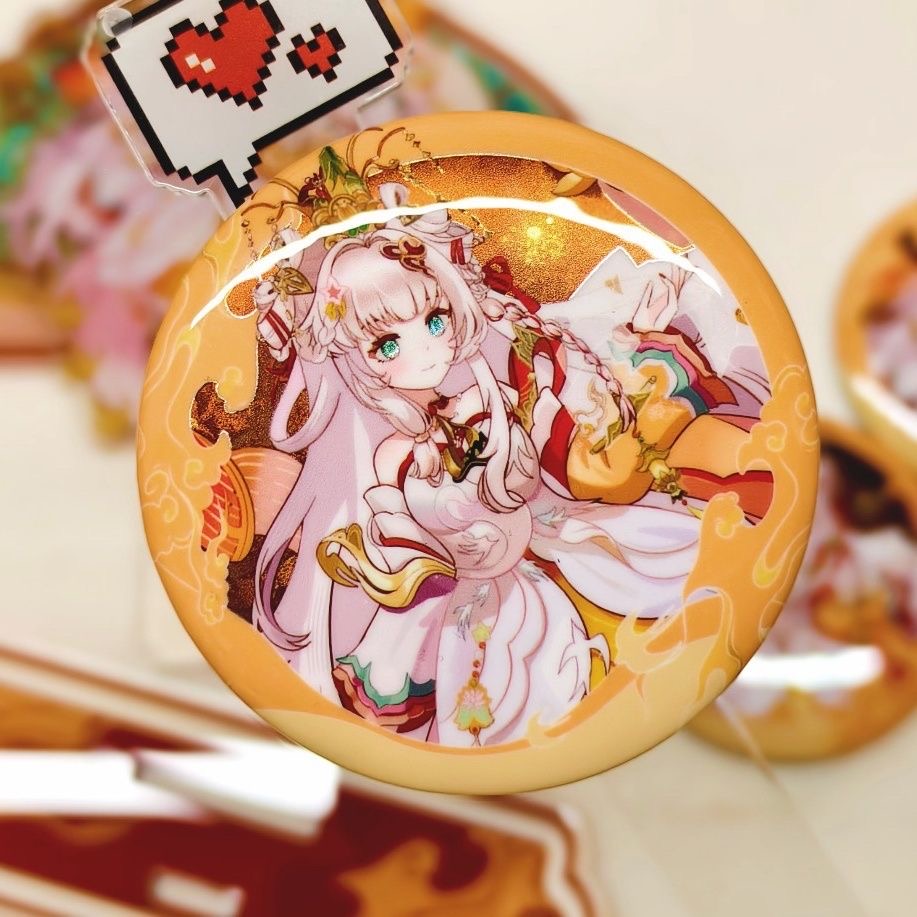 西施立牌摆件王者周边谷子徽章