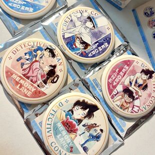 名侦探柯南周边回忆之旅自制系列马口铁吧唧怪盗基德毛利兰徽章