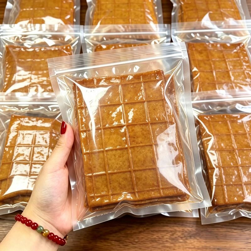牛皮豆干卤味豆干薄片家用装凉拌菜豆干户外露营烧烤火锅商用食材
