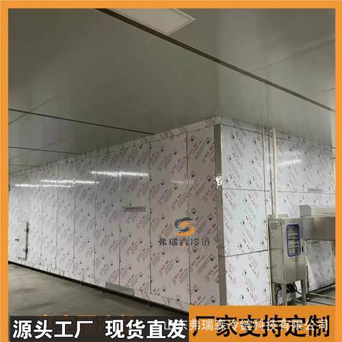 带鱼鲅鱼速冻机豆沙包汤圆馄饨速冻设备扇贝牡蛎隧道式速冻机