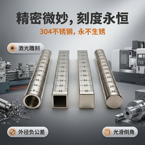 刻度棒测量导向轴深度杆刻度管