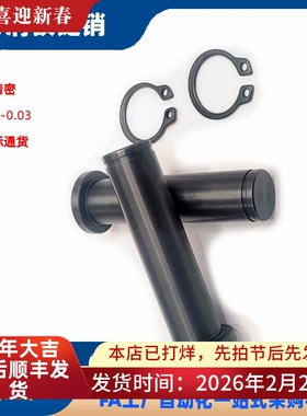 g6轴销钉平头带槽定位销卡簧圆柱销HCDG/MIC01-M3 M4 M5 M6 M8M10