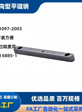 KEGW双沉头中心螺纹孔 C型导向型平键M8 M10 M12 M14 M15 M16 M18