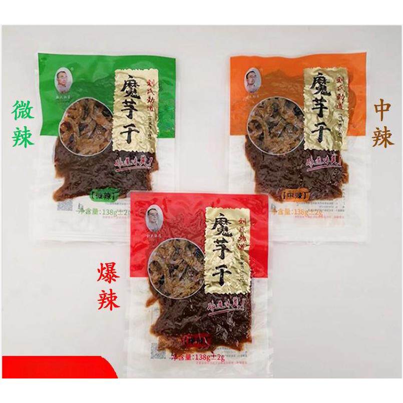 魔芋干刘氏劲道魔芋干丝刘式劲道魔芋农家魔芋丝麻辣零食张家界湖