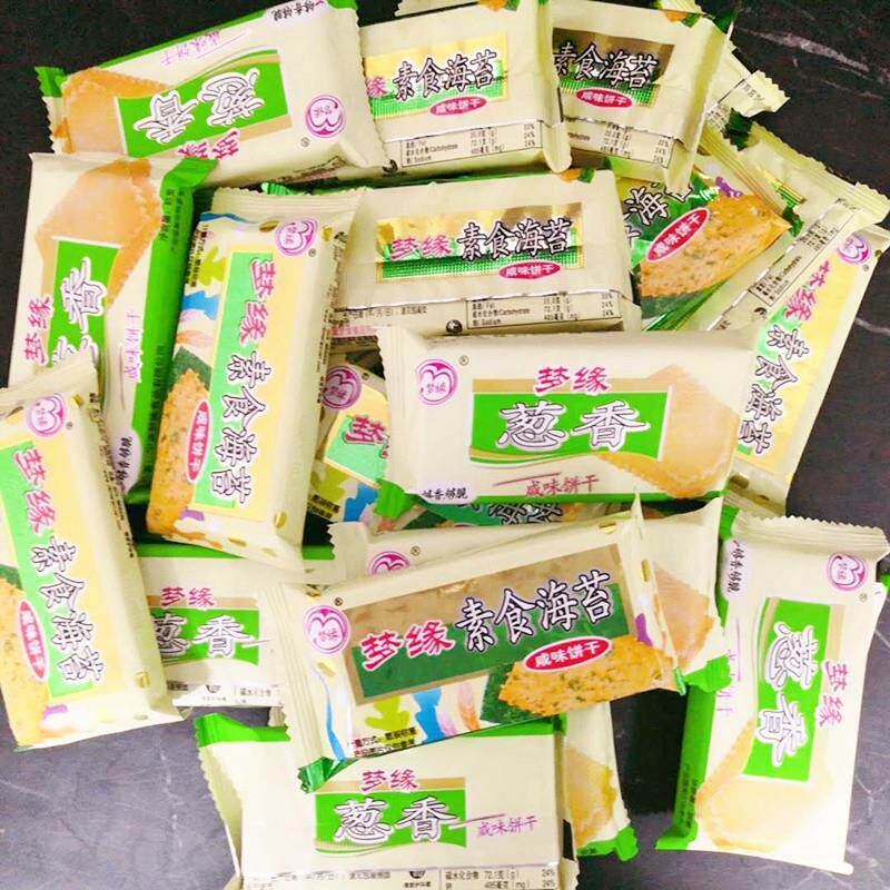正宗素食海苔葱香西红柿薄