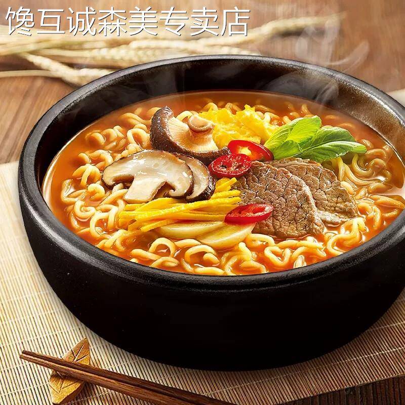农心拓霸辛拉面 面韩式辣白菜泡面 面泡菜拉面 面整袋装韩国泡面