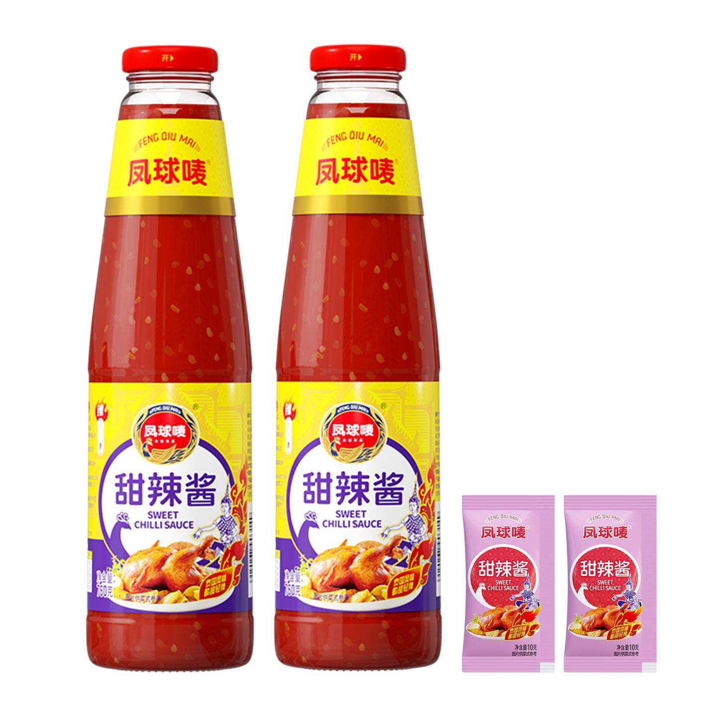 炸鸡甜辣酱凤球唛泰式甜辣酱760g泰国风味烧烤炸鸡烧冷面生腌