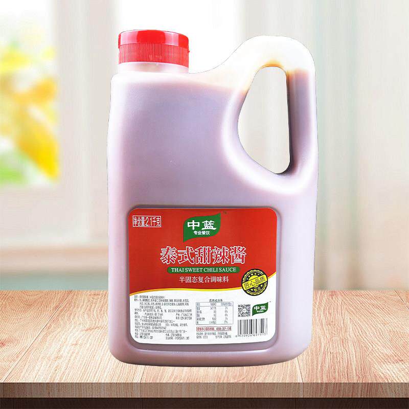 炸鸡甜辣酱伟丰尚亿中蓝泰式甜辣酱2.1kg手抓饼配料炸鸡酱脆