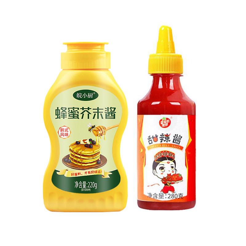 芥末酱韩式蜂蜜芥末酱家用黄芥末酱韩国炸鸡酱汉堡寿司薯条沙拉酱