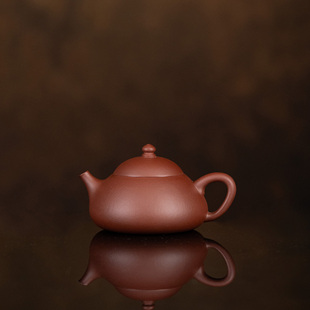 【利贞l玉瓢】原矿紫泥约120cc手工制宜兴茶壶茶具LZD