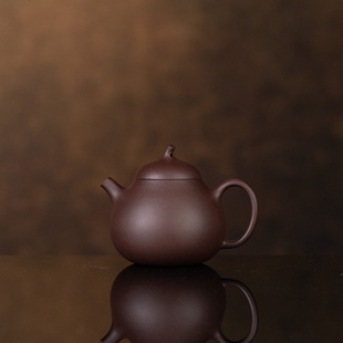 【利贞l茄瓜】原矿紫泥约170cc手工制茶壶茶具LZD
